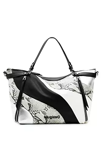 Desigual Taschen & Rucksäcke Desigual Women's Black Bag_Patch PSICO Snake LIB 2000