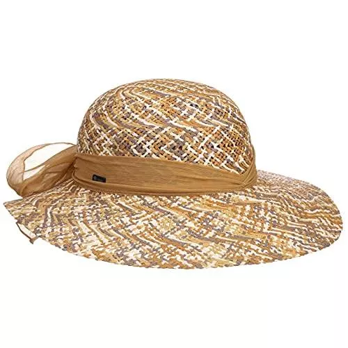 Lipodo Hüte & Mützen Lipodo Lajena Strohhut Strandhut Gartenhut Sommerhut Sonnenhut Damenhut Damen - Made in Italy Frühling-Sommer