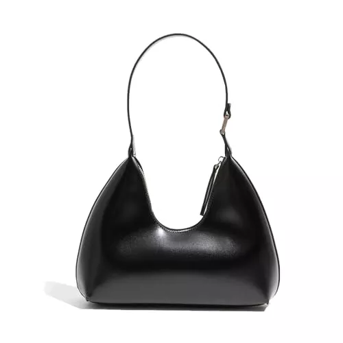 JOLLQUE Taschen & Rucksäcke JOLLQUE Umhängetasche für Frauen, kleine Leder Handtasche Geldbörse, einzigartige trendy Reißverschluss Hobo Tasche