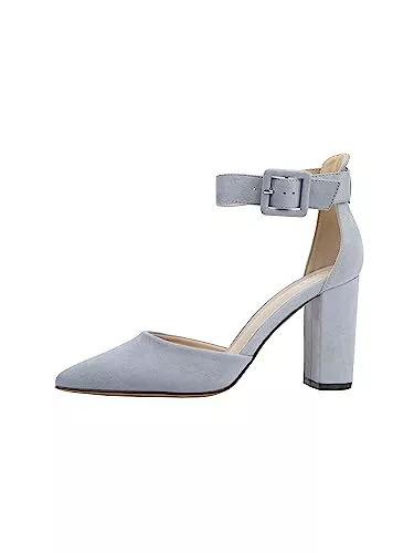 Rio Fiore High Heels Rio Fiore Damen Pumps, Schwarz/Blau/Mint/Rot/Violett/Weiß/Beige/Grün, 8.5cm Blockabsatz, Kunstleder/Textil, 2062A-9-J