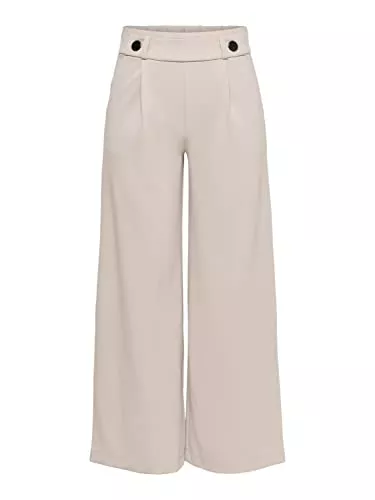 ONLY Hosen Jacqueline de Yong Damen Weite Palazzo JdyGeggo Stoff-Hose Marlenehose
