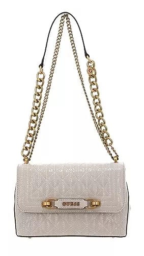 GUESS Taschen & Rucksäcke GUESS Aveta Convertible Flap Crossbody Bag Stone
