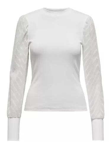 ONLY Langarmshirts ONLY Damen Onlnew Jania L/S Puff Top Cc JRS Langarmshirt