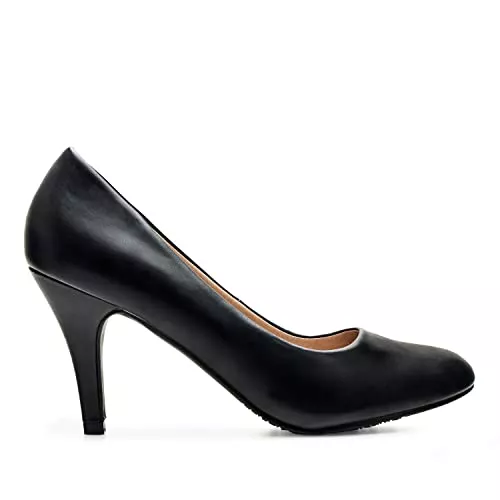 Andrés Machado High Heels Andrés Machado – Business Pumps für Damen und Junge Frauen mit Absatz - AM422 – Elegante High-Heels/Hohe Damenschuhe aus strapazierfähigem Lederimitat – Größen von EU 32 bis 46