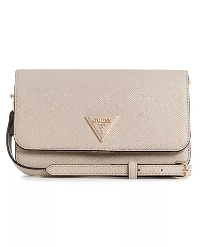 GUESS Taschen & Rucksäcke GUESS Noelle Crossbody Flap Organizer, Taupe, Taupe, Einheitsgröße
