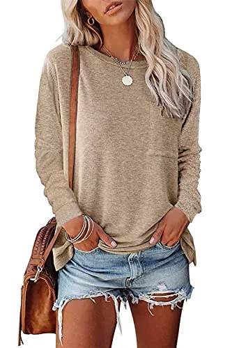 SMENG Langarmshirts SMENG Damen Color Block Lace Triple Hoodies Streifen Pullover Langarm Tops