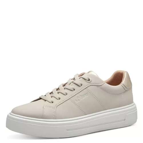 s.Oliver Sneaker & Sportschuhe s.Oliver Damen Sneaker flach mit Dicker Sohle Vegan