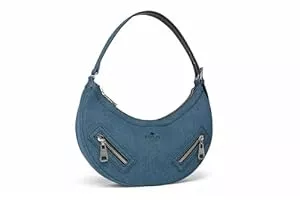 Replay Taschen & Rucksäcke Replay Damen Handtasche aus Baumwolle, Blau (Blue Denim_ 493), Onesize