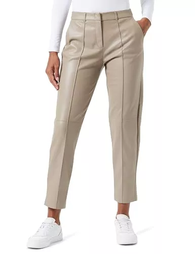 s.Oliver BLACK LABEL Hosen s.Oliver BLACK LABEL Damen Hose in Lederoptik, Relaxed Fit