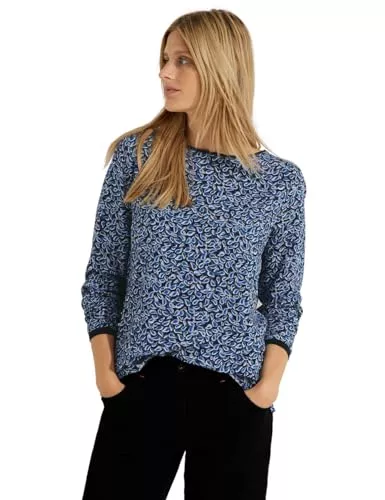 Cecil Langarmblusen Cecil Damen Blusenshirt mit Minimal Print