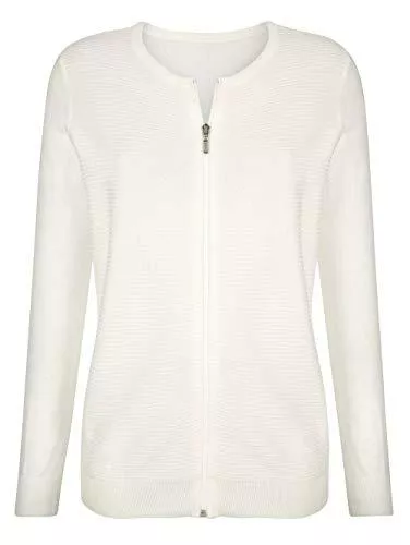 Basically You Strickjacken Basically You Strickjacke mit Reißverschluss Khaki