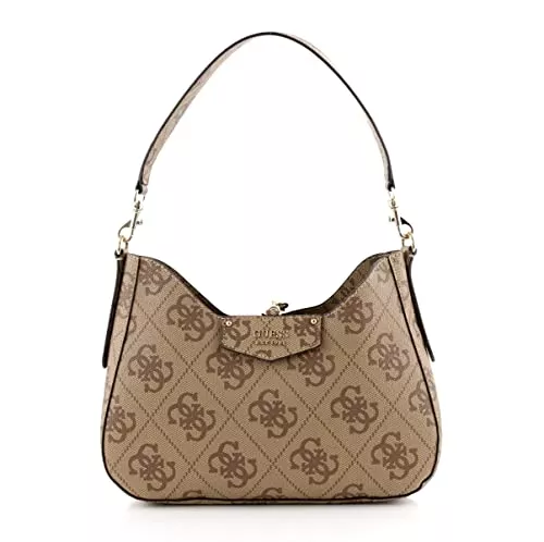 GUESS Taschen & Rucksäcke GUESS Eco Brenton Hobo Latte Logo