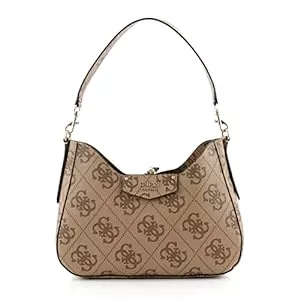 GUESS Taschen & Rucksäcke GUESS Eco Brenton Hobo Latte Logo