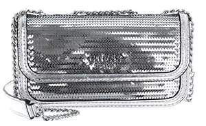 GUESS Taschen & Rucksäcke GUESS Kaska Mini Convertible Crossbody Flap Silver