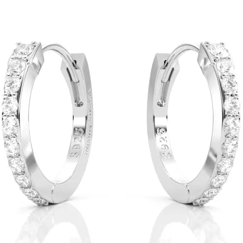 Maison Sophie Schmuck Maison Sophie ® Ohrringe Silber 925 Creolen Gold, Silber, Rosé | Wasserfester Schmuck Damen | Mehrfach vergoldet mit 18k für lange Haltbarkeit | Recyceltes Silber | Edles Geschenk