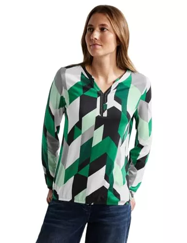Cecil Langarmblusen Cecil Damen Langarmshirt Bedruckt