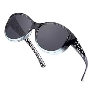 SIPHEW Sonnenbrillen & Zubehör SIPHEW Polarisierte Übersonnenbrillen Damen/Herren, Clip Sonnenbrille aufsatz für Brillenträger UV400 Schutz-Überzieh