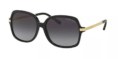 Michael Kors Sonnenbrillen & Zubehör Michael Kors MK2024 Adrianna II quadratische Sonnenbrille für Damen, inklusive kostenlosem Brillenpflege-Set
