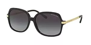 Michael Kors Sonnenbrillen & Zubehör Michael Kors MK2024 Adrianna II quadratische Sonnenbrille für Damen, inklusive kostenlosem Brillenpflege-Set