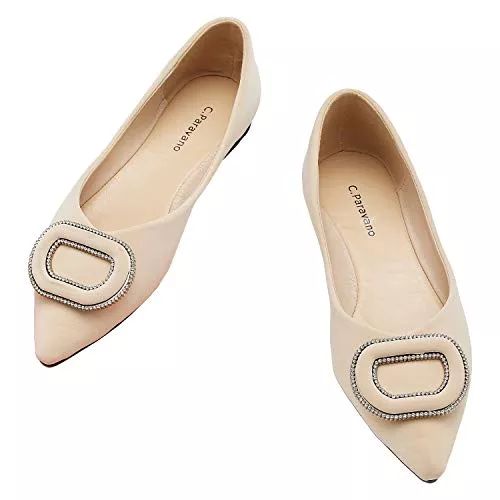 C.Paravano Flache Schuhe C.Paravano Flache Schuhe für Damen | Schuhe Damen | Ballett flach | Spitze Flache Schuhe | Damen Schuhe Elegant Flach