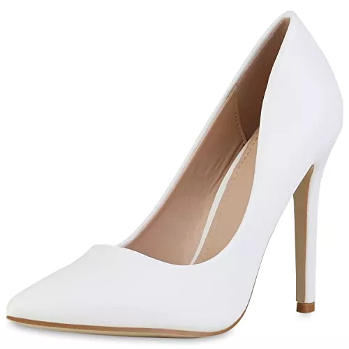 VAN HILL High Heels VAN HILL Damen Pumps High Heels mit Pfennigabsatz