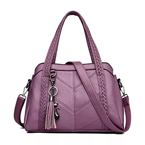 Coolives Taschen & Rucksäcke Coolives Damen Hobo Schultertasche Tasche mit Schultergurt Umhängetasche Handtasche aus PU-Leder EINWEG