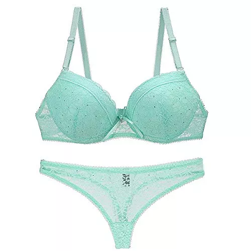 Swbreety Unterwäsche & Dessous Swbreety Damen Dessous Sexy Push Up Spitze BH Unterwäsche Bikini Höschen Set