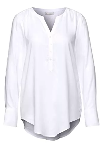 Street One Langarmblusen Street One Damen Longbluse in Unifarbe