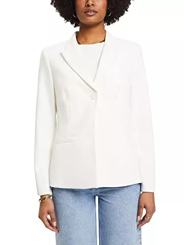 ESPRIT Blazer Esprit Collection Einreihiger Twill-Blazer
