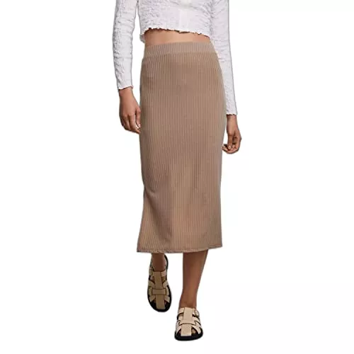 PIECES Röcke PIECES Damen Pckylie Mw Midi Skirt Noos Rock