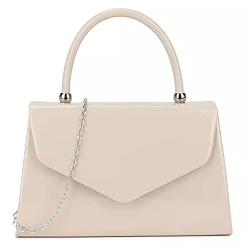 fi9 Taschen & Rucksäcke fi9 BNWT, klassische Damenhandtasche/Brauthandtasche/Schulterhandtasche/Einkaufstasche, aus Lackleder; für Hochzeiten, Partys