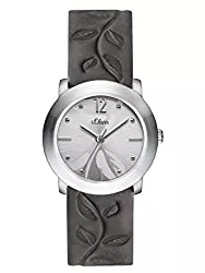 s.Oliver Uhren s.Oliver Damen-Armbanduhr Analog Quarz, Lederarmband, 29 mm