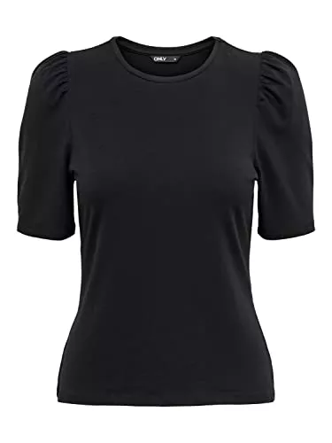 ONLY Kurzarmblusen ONLY Damen Onllive Love 2/4 Pufftop JRS Noos Top (1er Pack)