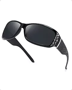 LVIOE Sonnenbrillen & Zubehör LVIOE Sonnebrille Damen Polarisierte Groß Sonnenbrille mit UV400 Schutz Kategorie.3