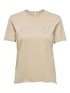 ONLY T-Shirts ONLY Damen Onllucy Reg S/S Studs Top Box JRS T-Shirt (4er Pack)