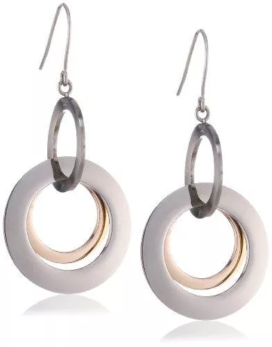 Boccia Schmuck Boccia Damen-Ohrhänger Titan (Pr) Rose Gp Pol/Sat 0554-03