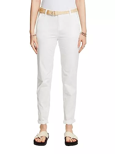ESPRIT Hosen ESPRIT Chinohose mit Gürtel