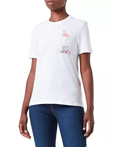 ONLY T-Shirts ONLY Damen Onlkita Reg S/S Flamingle Top Box JRS T-Shirt