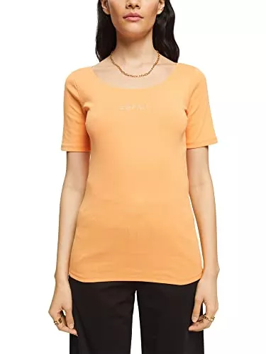 ESPRIT T-Shirts ESPRIT Jersey-T-Shirt mit Strasslogo