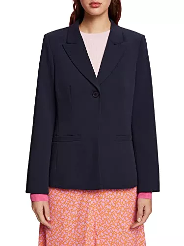 ESPRIT Blazer Esprit Collection Einreihiger Twill-Blazer