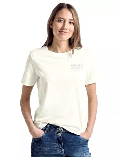 Cecil T-Shirts Cecil Damen T-Shirt aus Baumwolle