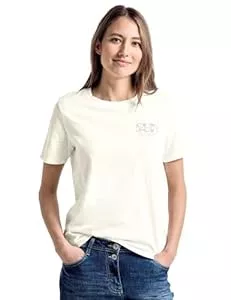 Cecil T-Shirts Cecil Damen T-Shirt aus Baumwolle
