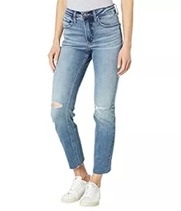 Silver Jeans Jeans Silver Jeans Damen Most Wanted Mid Rise Straight Crop Jeans
