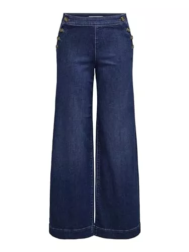 ONLY Jeans ONLY Damen Jeans Hose ONLMADISON HW Button Wide DNM GEN