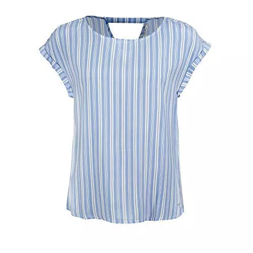 TOM TAILOR Ärmellose Blusen TOM TAILOR Denim Damen Sporty AOP Bluse