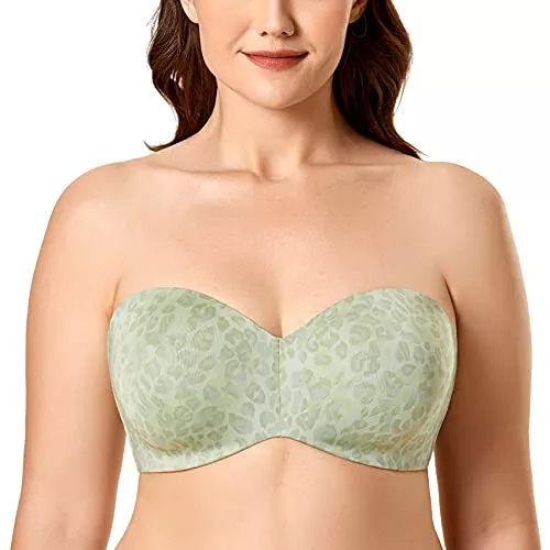 DELIMIRA Unterwäsche & Dessous DELIMIRA Damen Minimizer Trägerloser BH mit Bügel ohne Polster ohne Geformte Cups