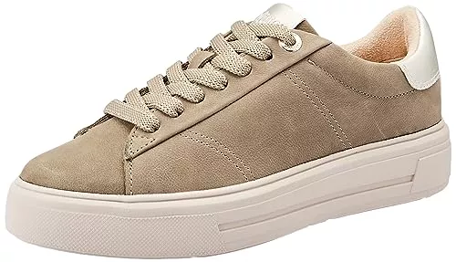 s.Oliver Sneaker & Sportschuhe s.Oliver Damen Sneaker flach Elegant mit Schnürsenkeln und Reißverschluss