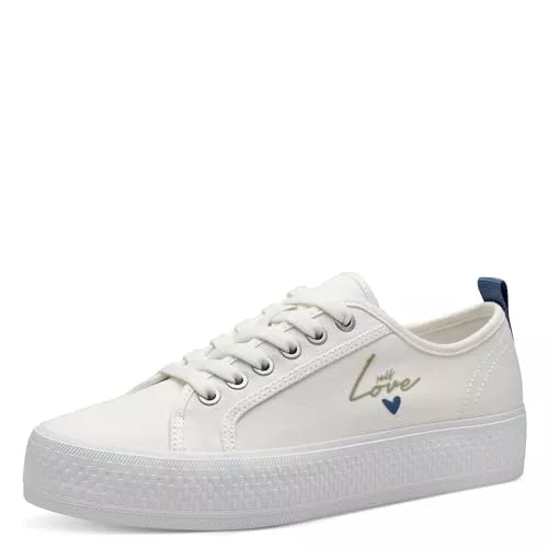s.Oliver Sneaker & Sportschuhe s.Oliver Damen Sneaker flach mit Dicker Sohle aus Stoff