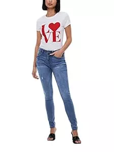 ONLY T-Shirts ONLY Damen Onllove Life Fit S/S Top Box JRS T-Shirt