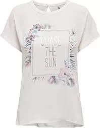 ONLY T-Shirts ONLY Damen Onlflora Res S/S Art Foil Top Box JRS T-Shirt